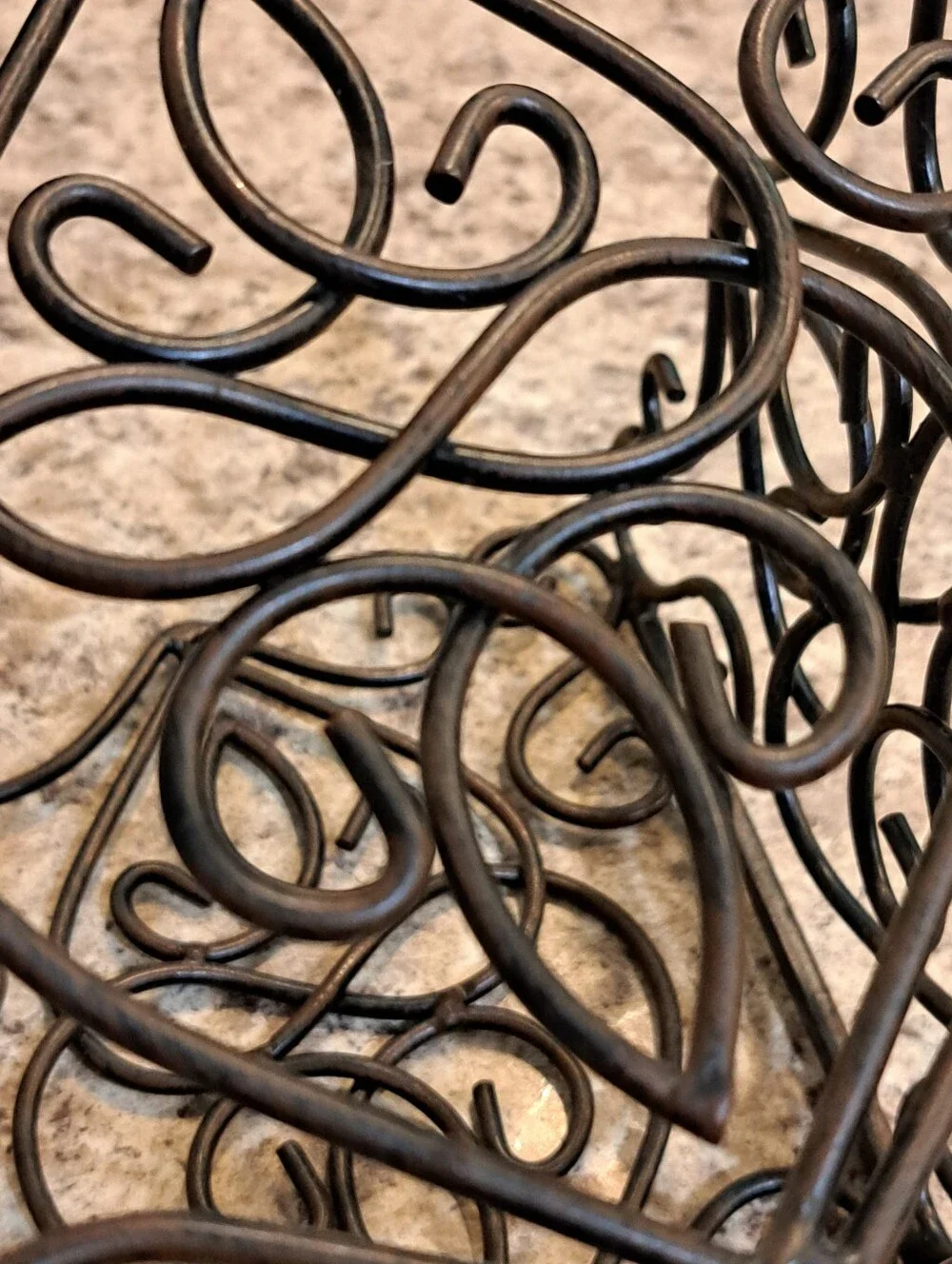 Southern Living at Home Rosedale Planter Scroll Metal Iron Basket 6